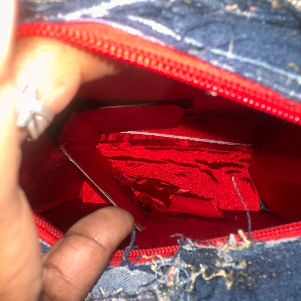 Handcrafted Denim Patchwork Tote - image 6